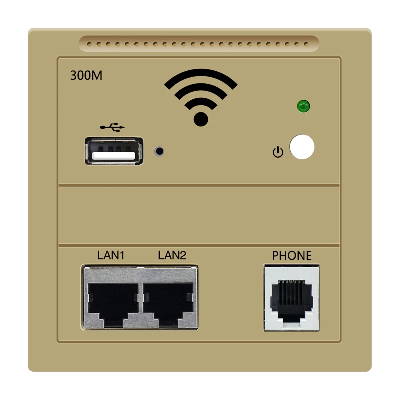 300 Мбит/с беспроводной точка доступа в сетевой Wi-Fi маршрутизатор Ретранслятор в двери 86 панель USB2.0 клиент+ AP 802.11n 10/100 м WAN LAN 220 В/POE