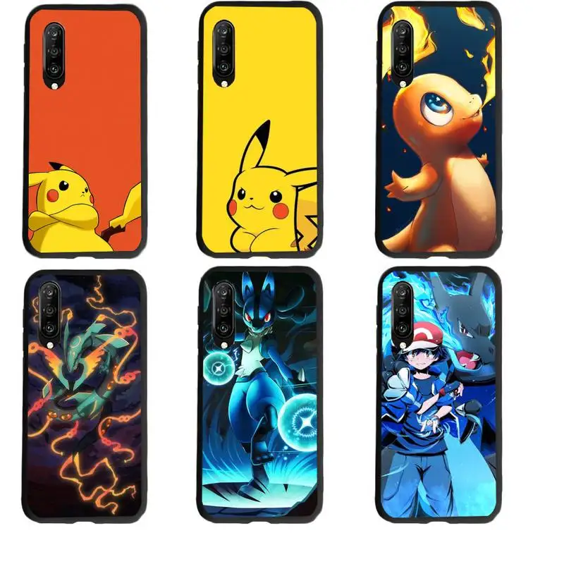 

Cute Anime Pokemones Phone Case for Huawei honor 7A 8X 8s 9 9X 10 10i 20 30 Play lite pro s Fundas cover