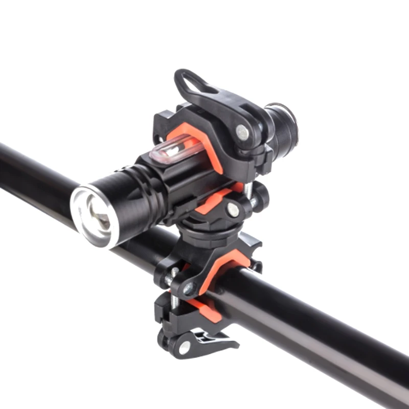 

Bike Flashlight Holder 360 Degree Rotation Torch Mount LED Head Front Light Holder Clip for MTB Road Bike