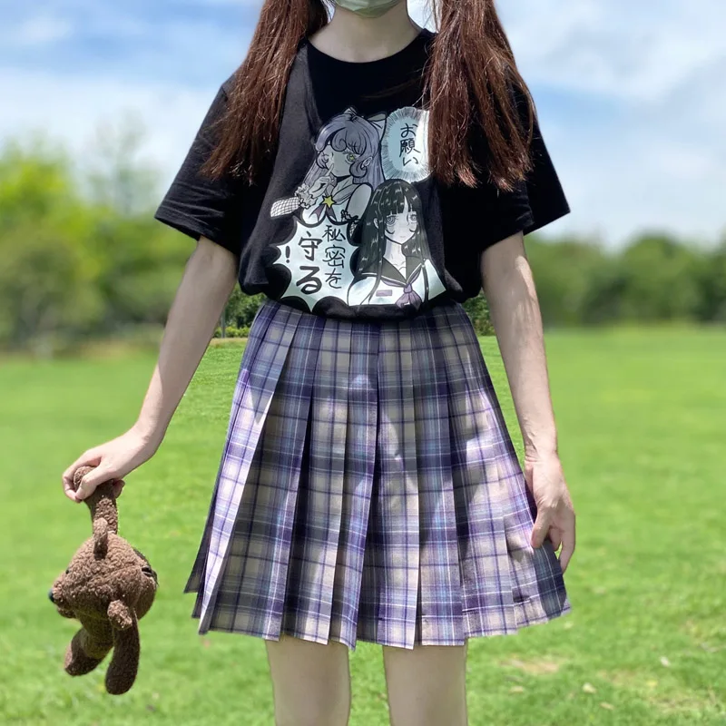 Женские футболки в стиле Харадзюку готические милые уличные топы с графическим