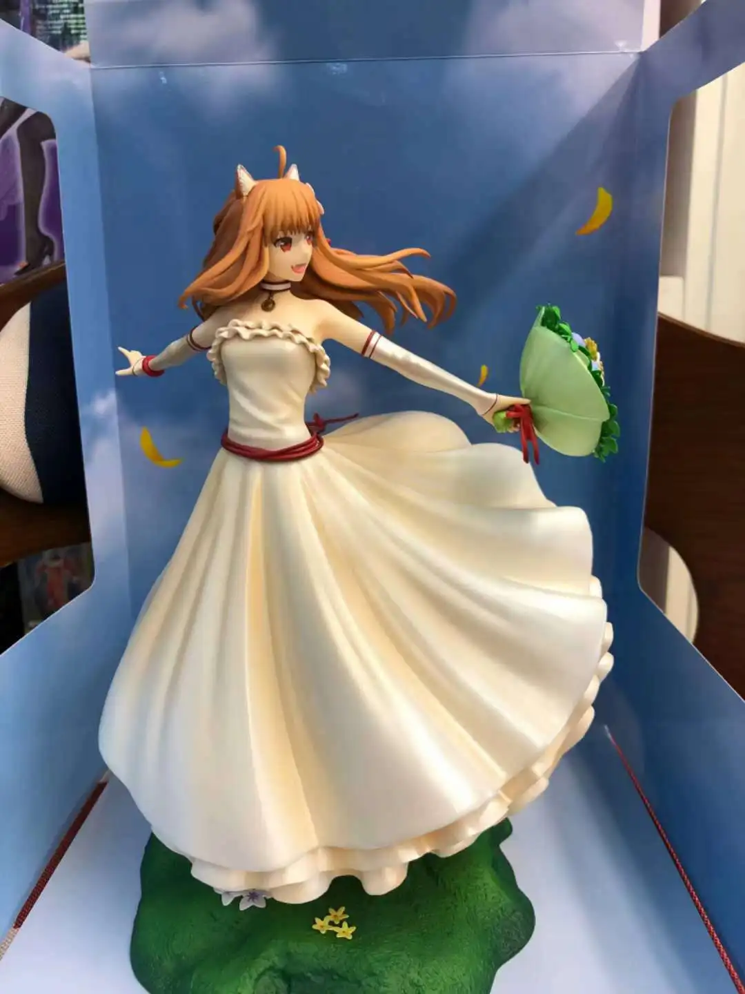 Аниме Маршан мактс пряный волк Спайс и Холо белое свадебное платье Ver ПВХ экшн