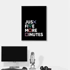 Игровой настенный постер гейк для геймеров, кнопок Playstation, всего пять минут, игровой коврик, контроллер, Картина на холсте, декор для комнаты мальчиков