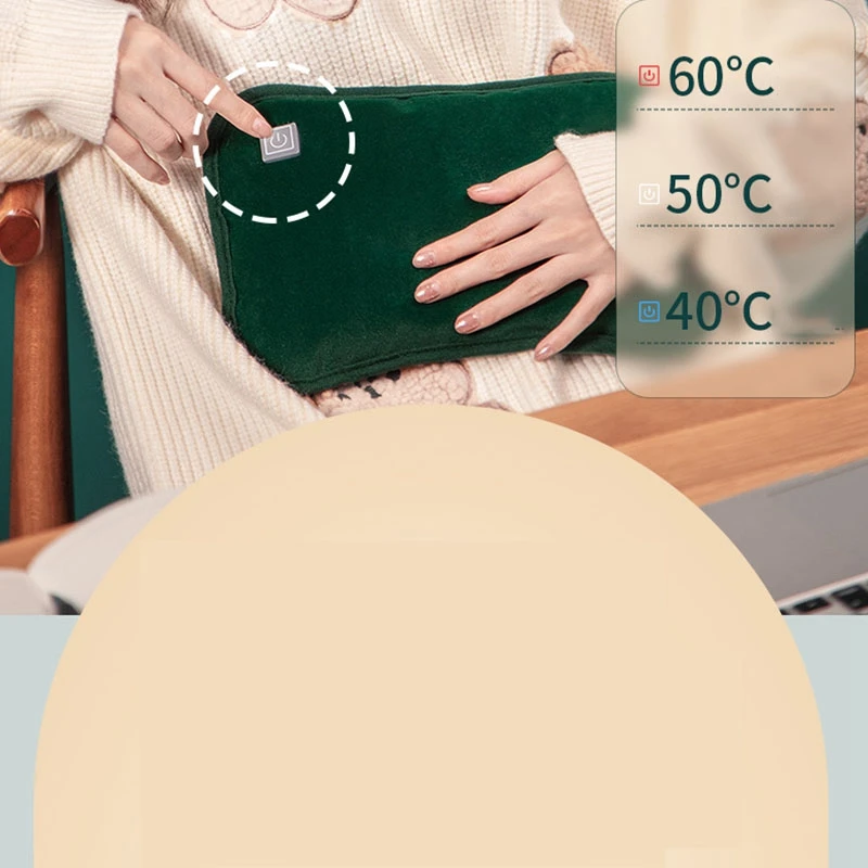 

Hand Warmer USB Heating Pad Portable Graphene Heat Pillow Warm Pad Handwarmer Therapy Pain Relief for Winter