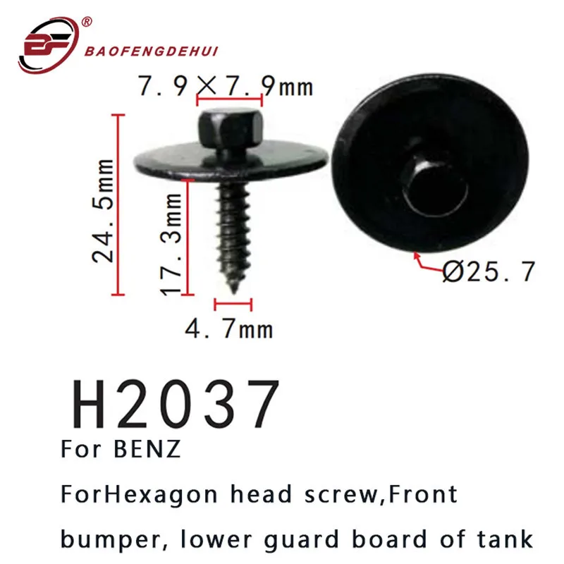 

For Toyota Hexagon Head Cross Pattern Self Tapping Screw Front Bumper Clips Screw