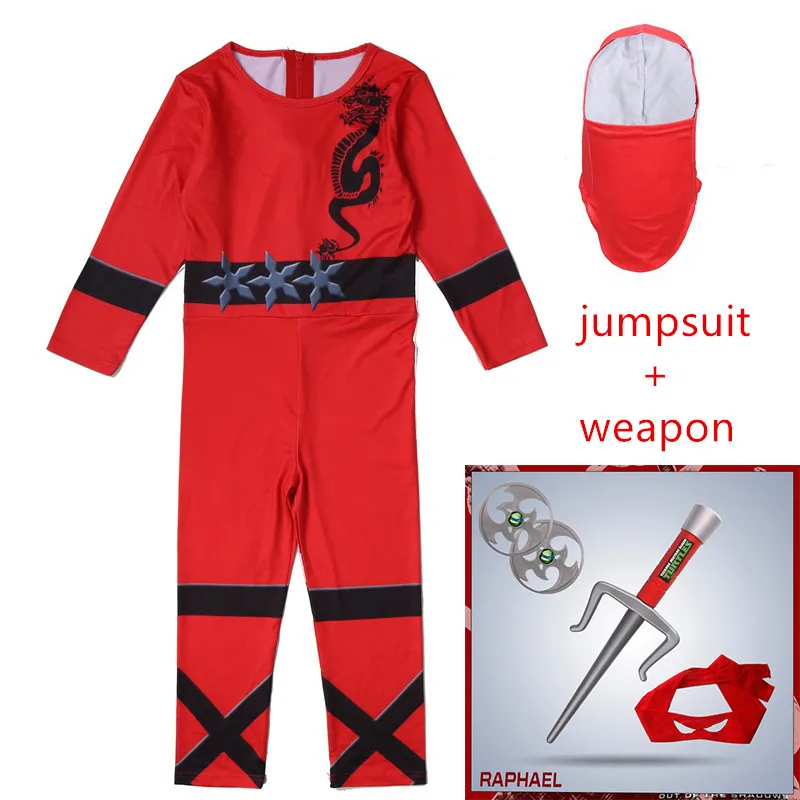 Черный костюм для мальчиков и девочек Ninjago, Детские комплекты, Детский костюм для Хэллоуина, игрушечное оружие, Необычные вечерние костюмы ниндзя на Пасху