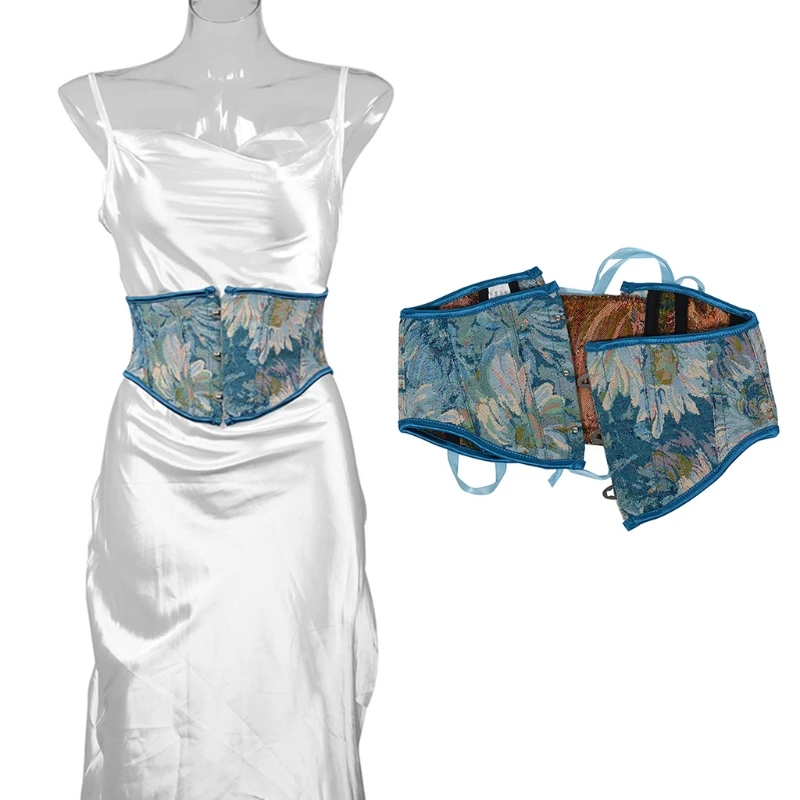 Женский корсет с масляным рисунком винтажный в стиле Харадзюку | Аксессуары для