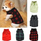 Теплый флисовый жилет для маленьких и средних собак, рубашка с принтом, костюм для щенка, пуловер для чихуахуа, одежда для собак