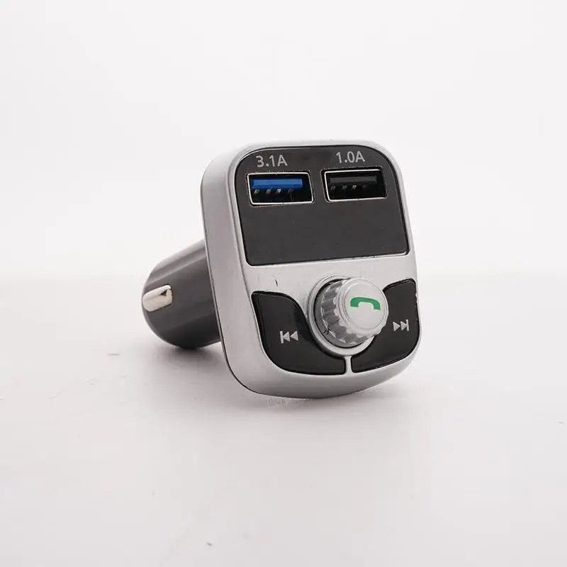 

1pcs Bluetooth Handsfree Car Kit FM Transmitter Aux Modulator Car MP3 Player Dual USB Car Charger Bluetooth Music Audio Receiver