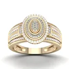 Кольцо обручальное женское, круглое, полное кольца со стразами, серебристое, в винтажном вечерние ле