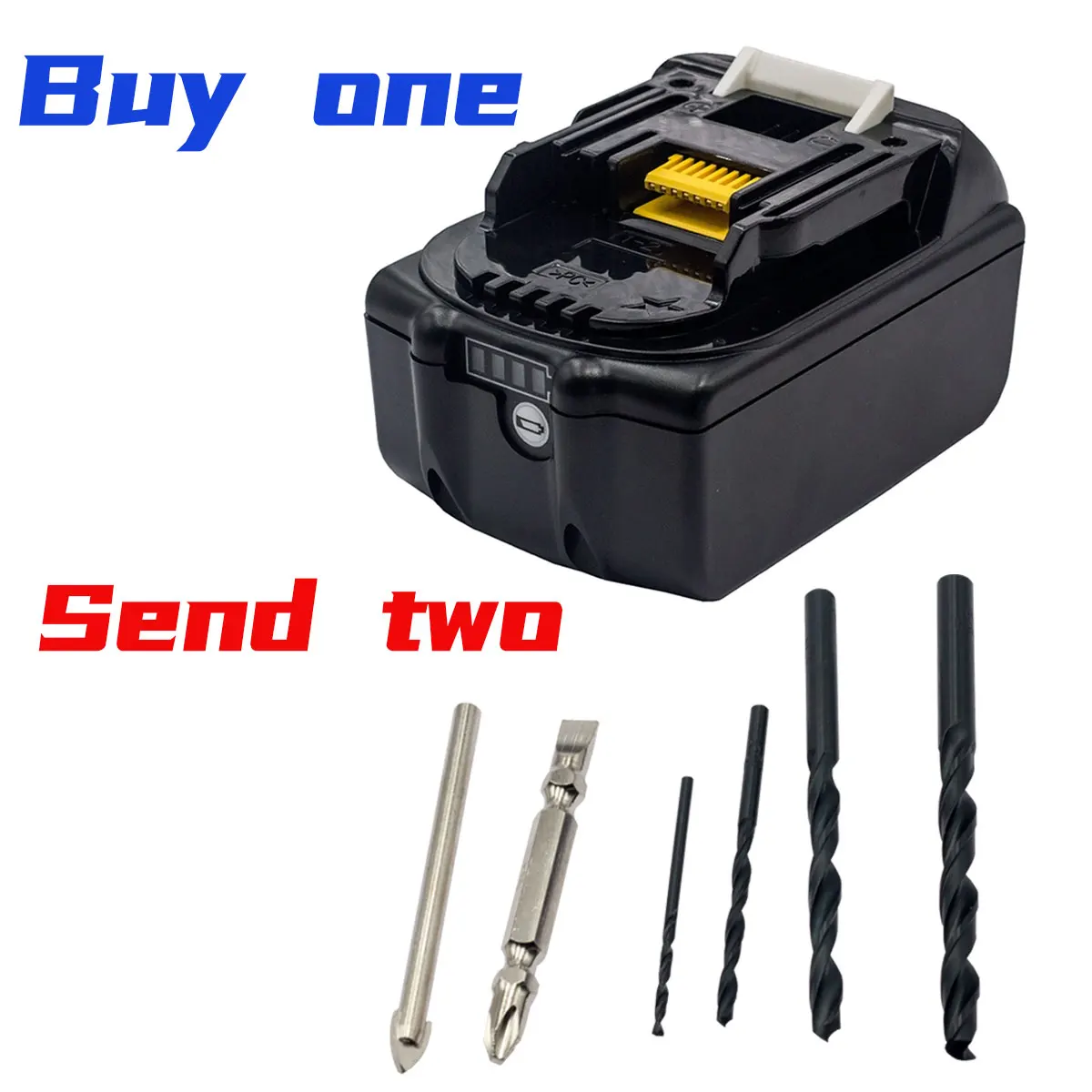Для беспроводного электрического инструмента Makita 18 в BL1860 1850 1840 1830 Ач