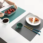 Водонепроницаемый силиконовый коврик для столовых приборов посуда ПВХ, нескользящий, моющийся и прочный, украшение кухонного стола