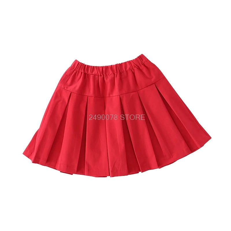 Юбка в английском стиле для школьниц Детская плиссированная юбка принцессы