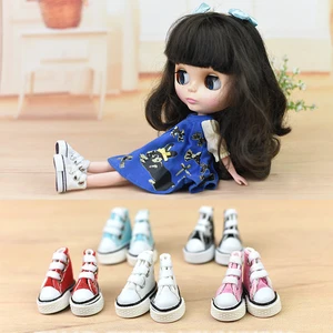 1 Pair 3.5cm Doll Shoes for Blyth Licca Jb Doll Mini Shoes for Russian Doll Sneakers Shoes for 1/6 B