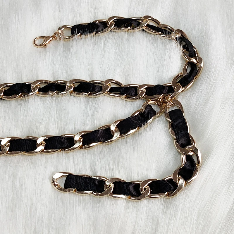 Ремень на талию Женский широкий пояс из металла роскошный брендовый