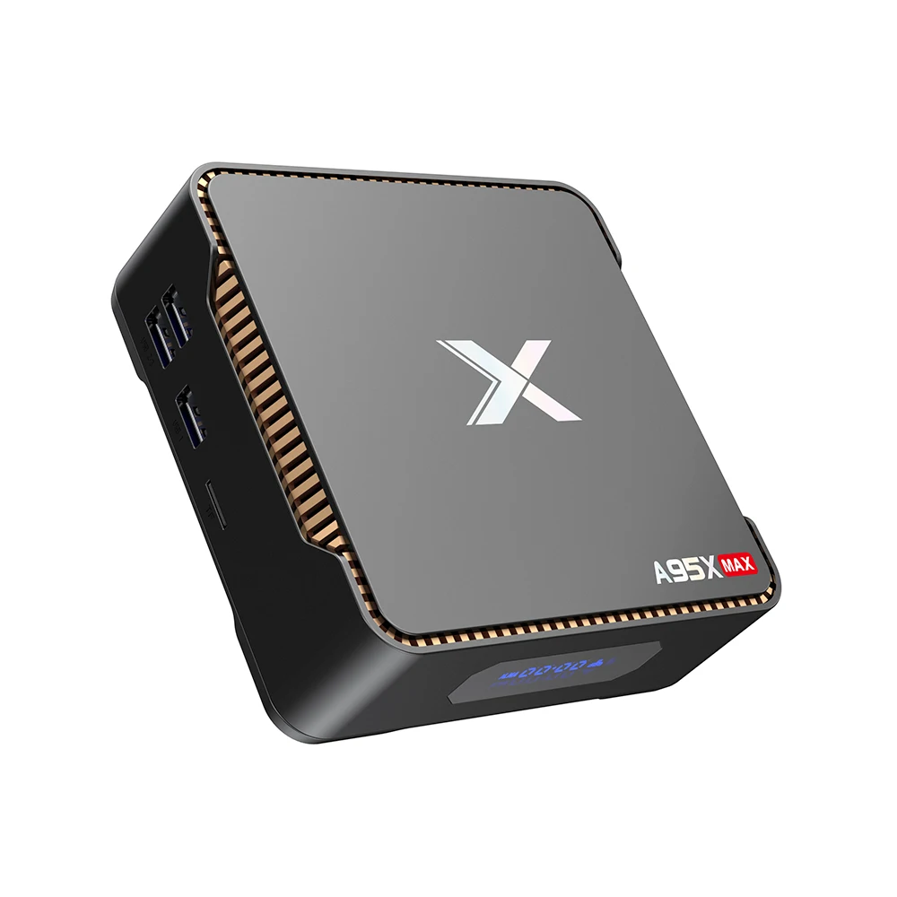 A95X MAX Amlogic S905X2 4G + 64G Andriod 8 1 TV BOX HDMI 2 0 Bluetooth 4 встроенный стерео аудио DAC адаптер