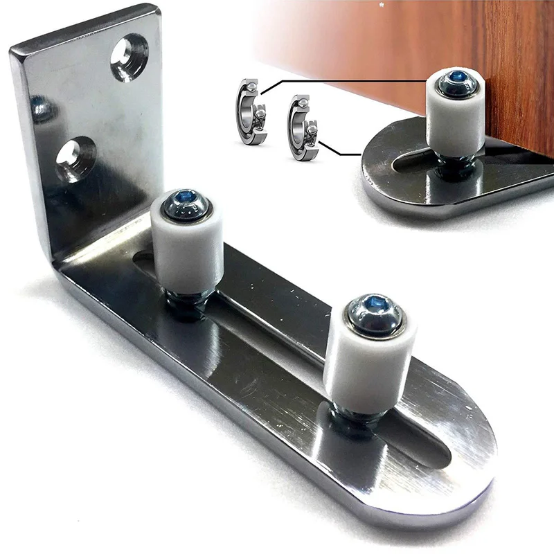 

Sliding Floor guide Barn Household Silver Hardware Adjustable Replacement