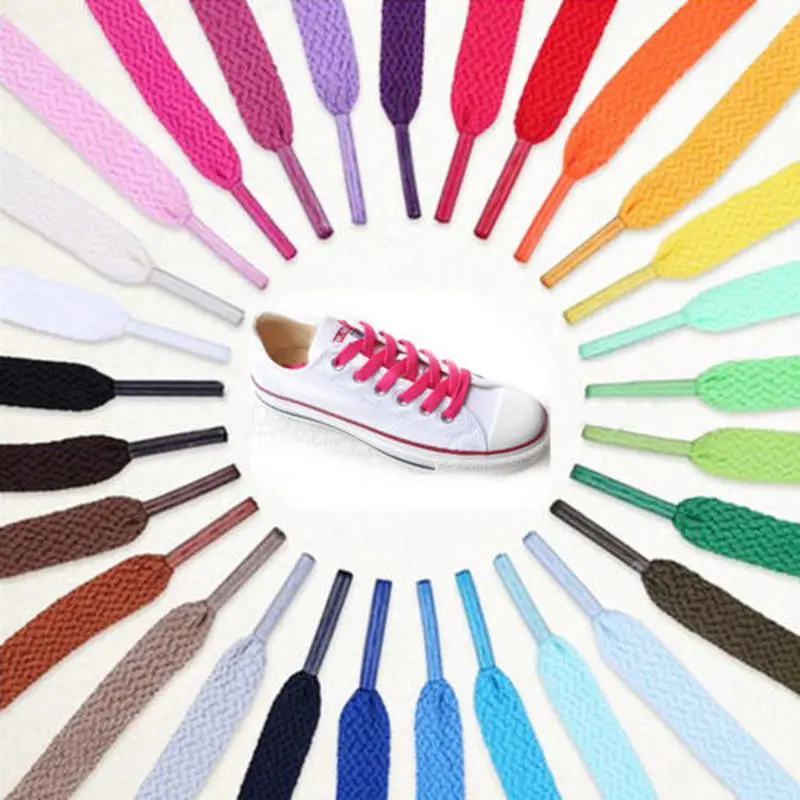 

8 мм плоские шнурки оптом купить 500 пар цветных шнурков Детские Кроссовки парусиновые кроссовки