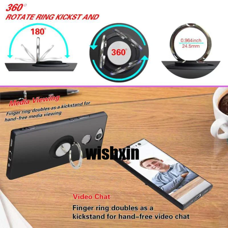 Магнитный автомобильный чехол с кольцом для Sony Xperia XA1 XZ XZ1 XZ2 XA2 XZ4 L2 l3 10 1 5 8 L4 Premium