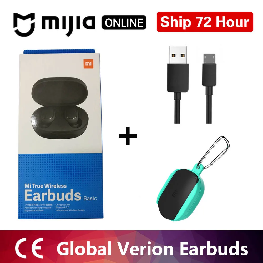 redmi outdoor green Xiaomi Redmi Airdots TWS Bluetooth наушники стерео бас BT 5,0 наушники с микрофоном свободные Наушники управление AI - Цвет: redmi outdoor green
