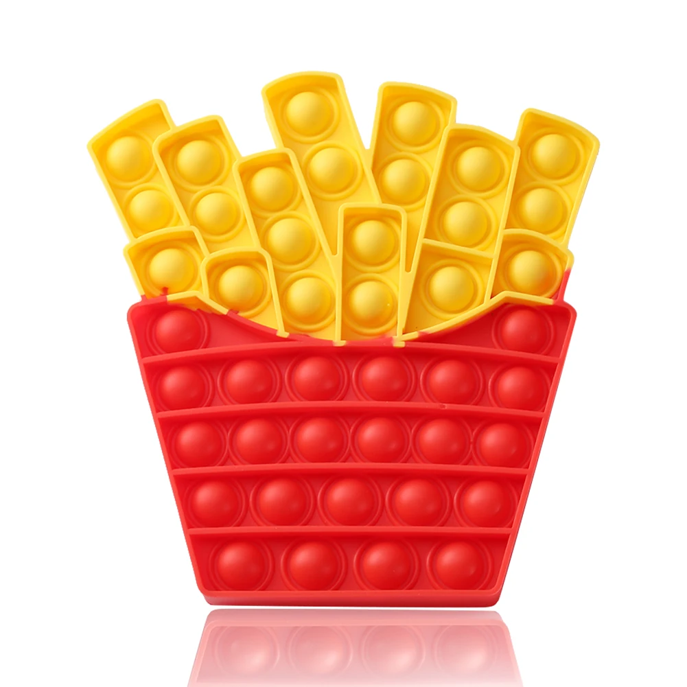 Juguete sensorial de helado de arco&iacute;ris para adultos y ni&ntilde;os, juguete relajante antiestr&eacute;s, juguetes para autismo, estr&eacute;s, estr&eacute;s, educativo-5