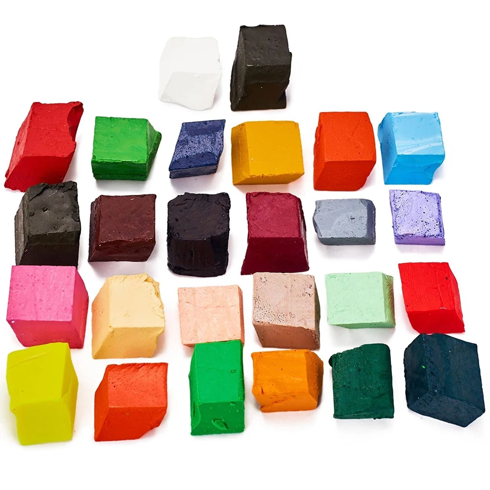 34 colores/conjunto vela Chips colorantes de la vela de cera pigmento colorante no-t&oacute;xico Natural velas de cera de soja de artesan&iacute;a de pigmentos-2