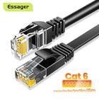 Кабель Ethernet Essager Cat6, кабель локальной сети 10 м, UTP Cat 6 RJ 45, сплиттер, сетевой кабель RJ45, витая пара, патч-корд для маршрутизатора ноутбука