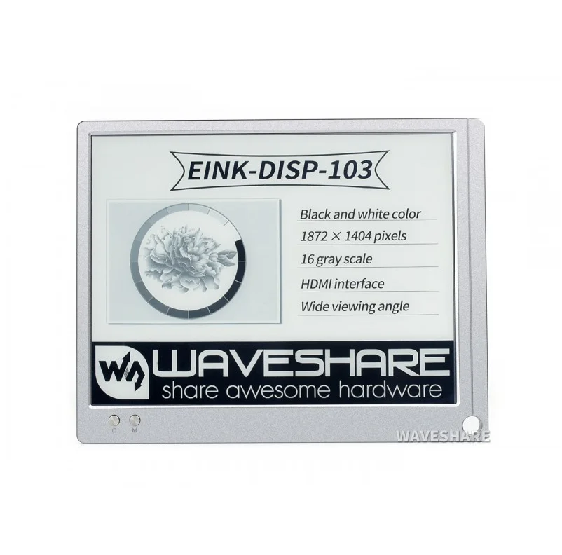 Waveshare 10 3 дюймовый электронный бумажный монитор интерфейс дисплея HDMI Уход за