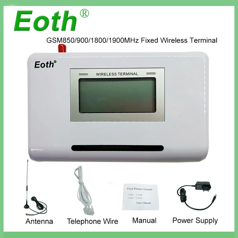 5 шт. Eoth GSM 850/900/1800/1900 МГц стационарная радиостанция с ЖК-дисплей дисплей, поддержка аварийная система АТС, clear voice, стабильный сигнал