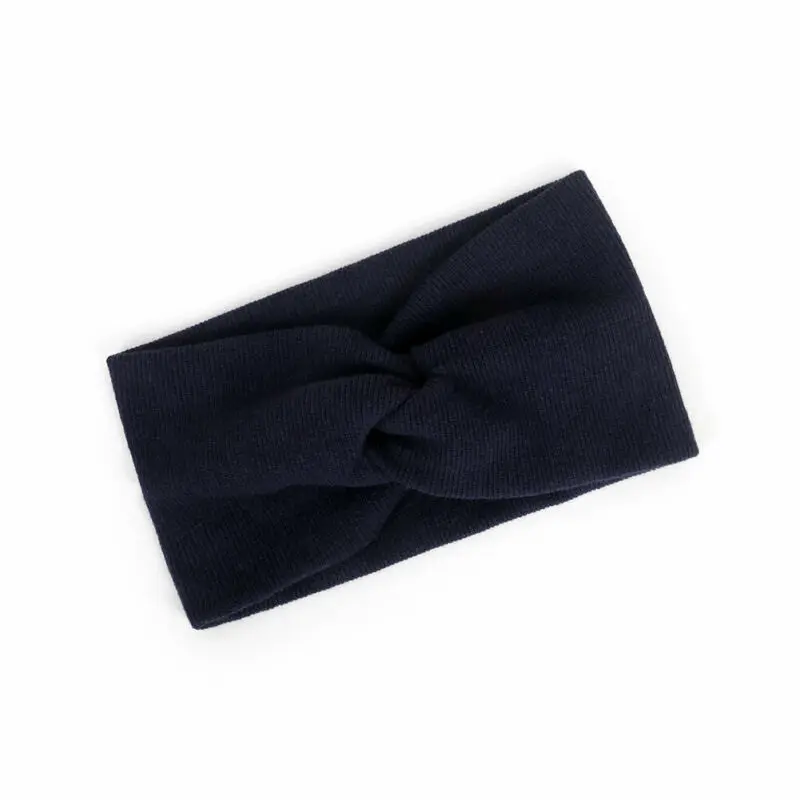 US Toddler Girls Baby Turban Solid Headband Hair Band Cross Accessories Headwear | Детская одежда и обувь