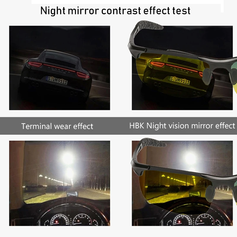 Очки солнцезащитные Мужские поляризационные в оправе из алюминиево-магниевого