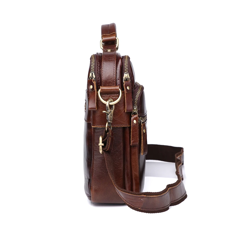 mens shoulder bag genuine leather bag office bags for men briefcase luxury handbag fashion messenger bags for men satchels free global shipping