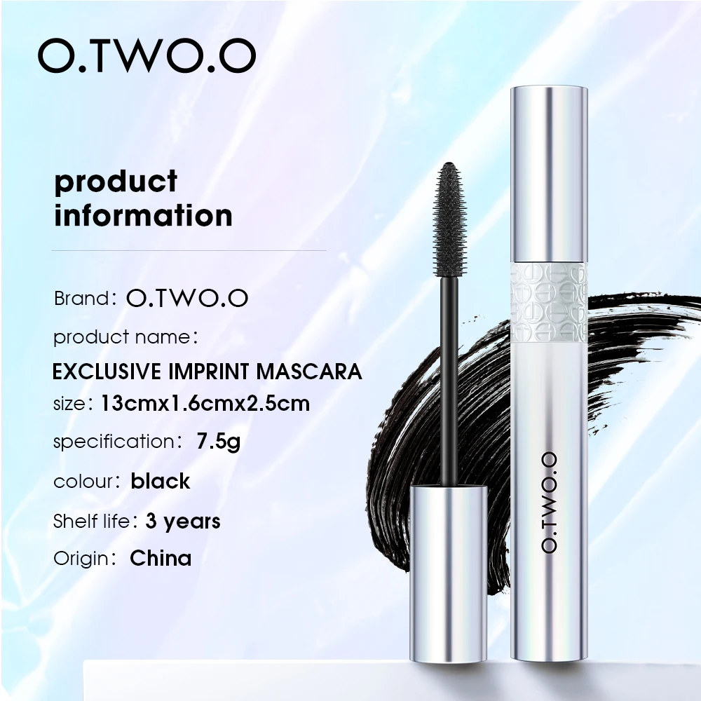 

O.TWO.O 4D Curling Lashes Mascara Waterpoof Black Volume Thick Eyelash Long Lasting Quick-dry Makeup Mascara