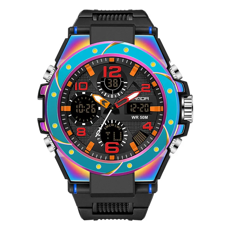 

Top Brand Men's Watches Black Sports Watch LED Digital 3ATM Waterproof Military Watches for Men Male Clock Relogios Masculino