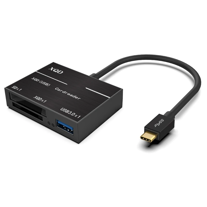 

Высокоскоростной кардридер для SD-карт Type-C/XQD, концентратор USB3.0, высокоскоростной, совместимый с USB3.0/2,0