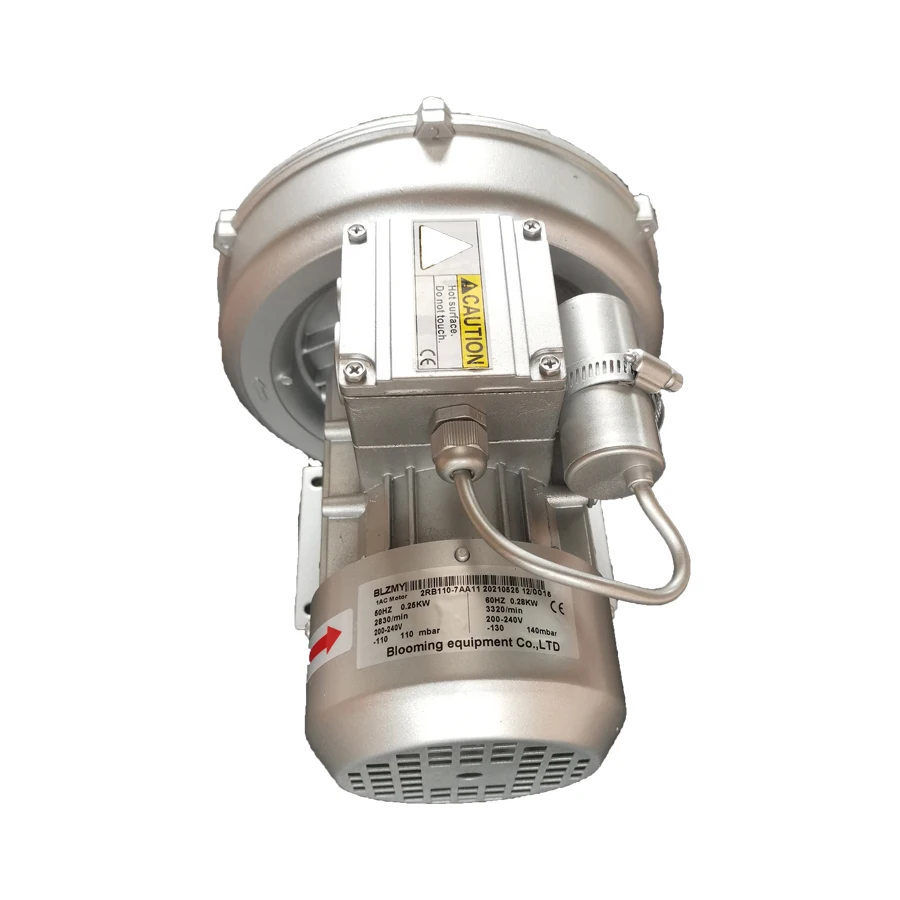 CE 2RB110-7AA11 0.25KW Single Phase 1AC 70m3/h Mini Pressure Air Ring Blower/Vortex Pump/Fish Pond Aerator | Инструменты