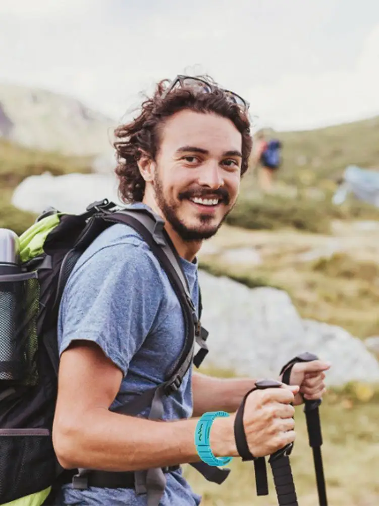 Браслет репеллент от комаров водонепроницаемый безопасный браслет с 6