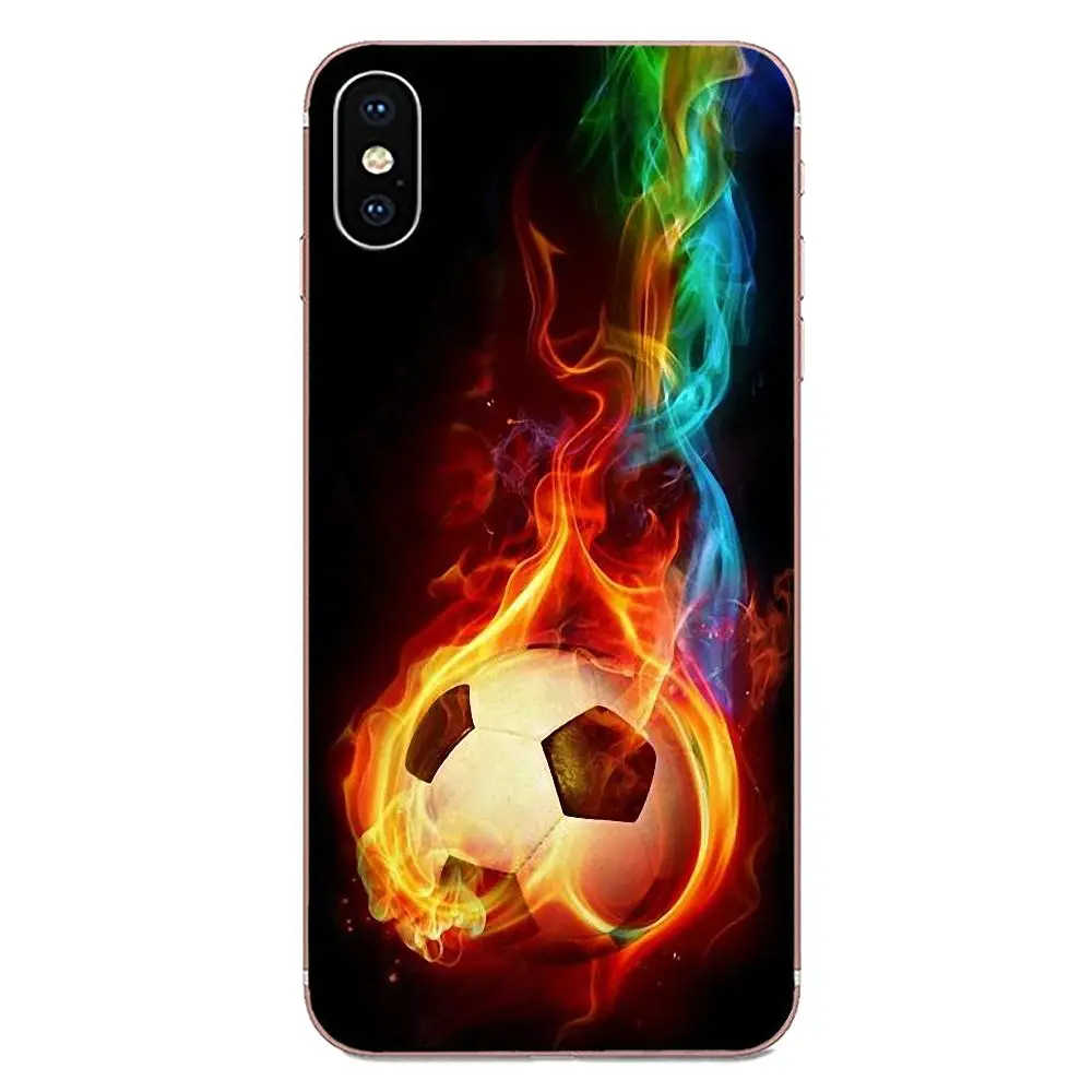 Спорт хобби огненный Футбол футбольный мяч для sony Xperia Z (Сони Иксперия З) Z1 Z2 Z3 Z4 Z5