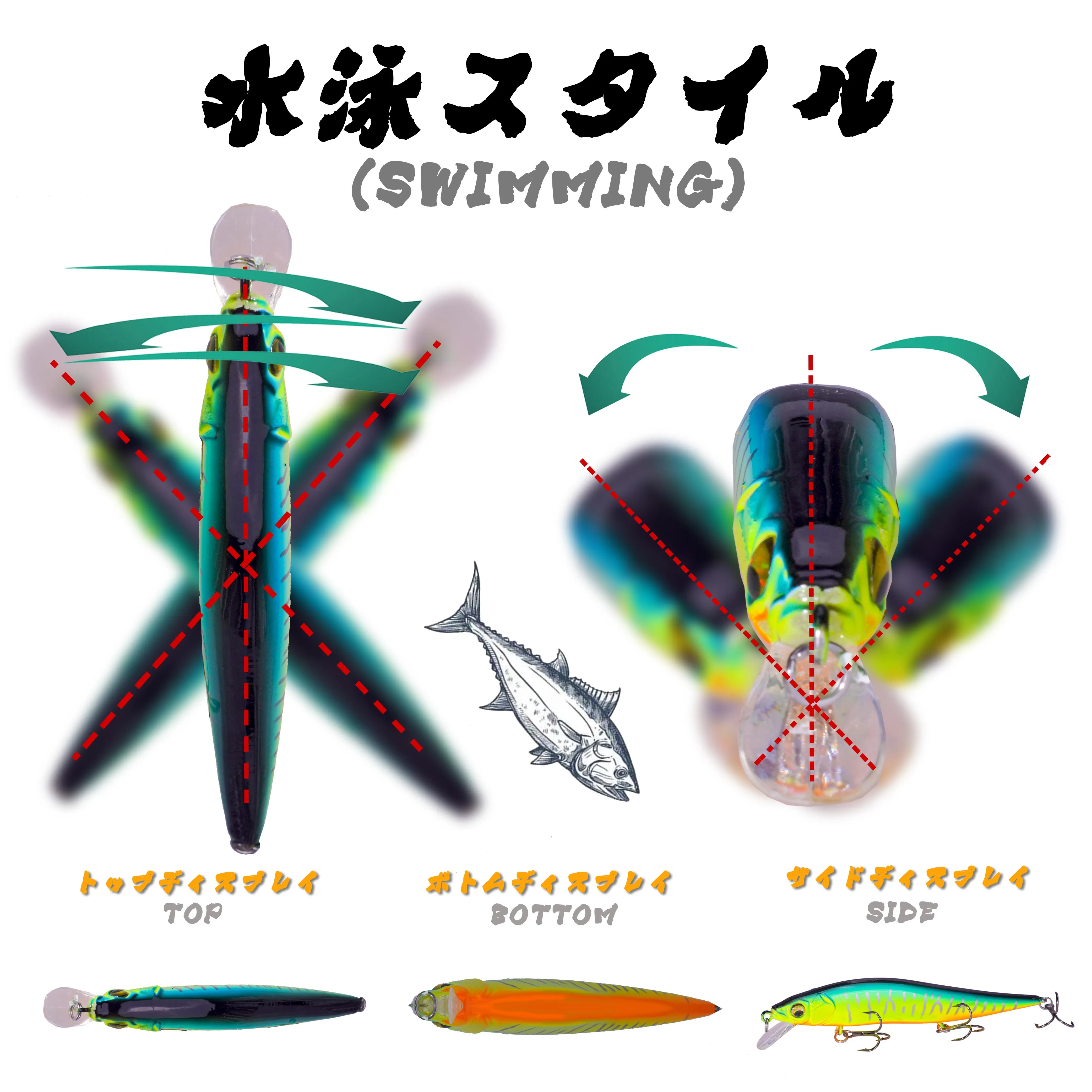 New Minnow Fishing Lure Wobblers  Hard Baits 10g 98mm 0.5-1m Isca Artificial Equipment Peche En Mer Accessories Pesca Leurre Dur