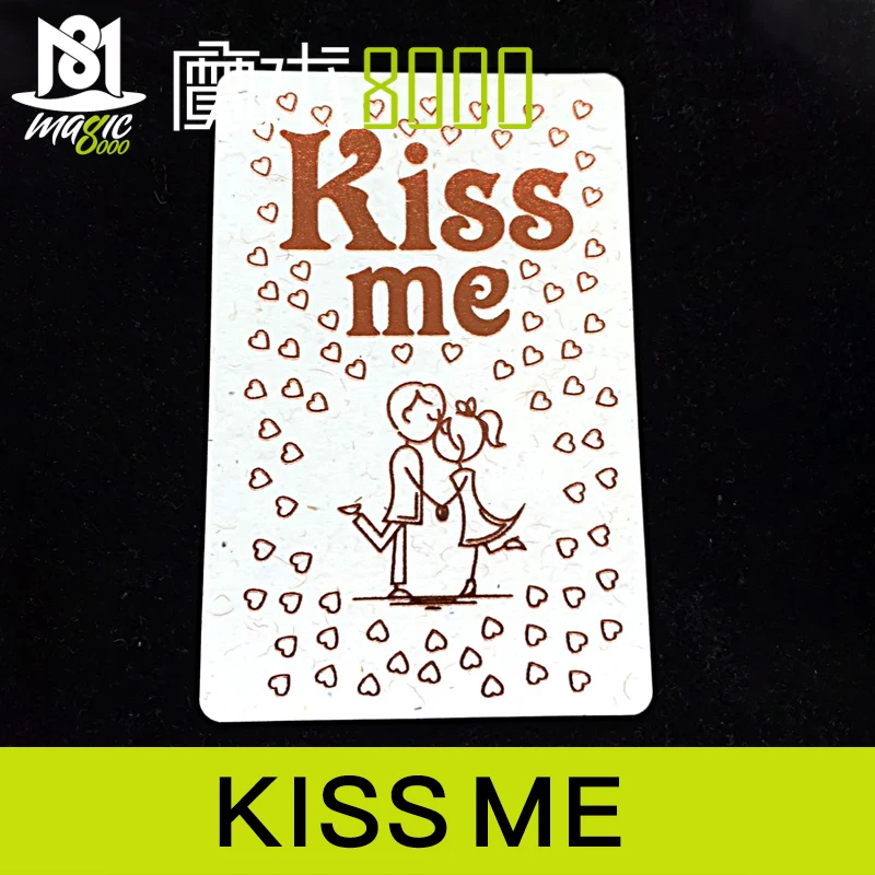 Покерная колода Kiss Me романтические фокусы для влюбленных магия продвижение