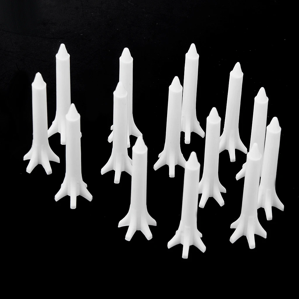 

Pack 100pcs 38mm Plastic Claw Cushion Top Golf Tee Practice Training Accessories