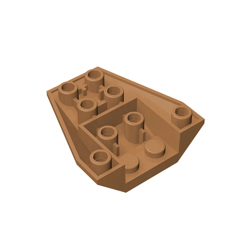 

10PCS Bricks Compatible Assembles Particles 4855 4x4 reverse slope brick Building Blocks Parts DIY Educational Gift Toy