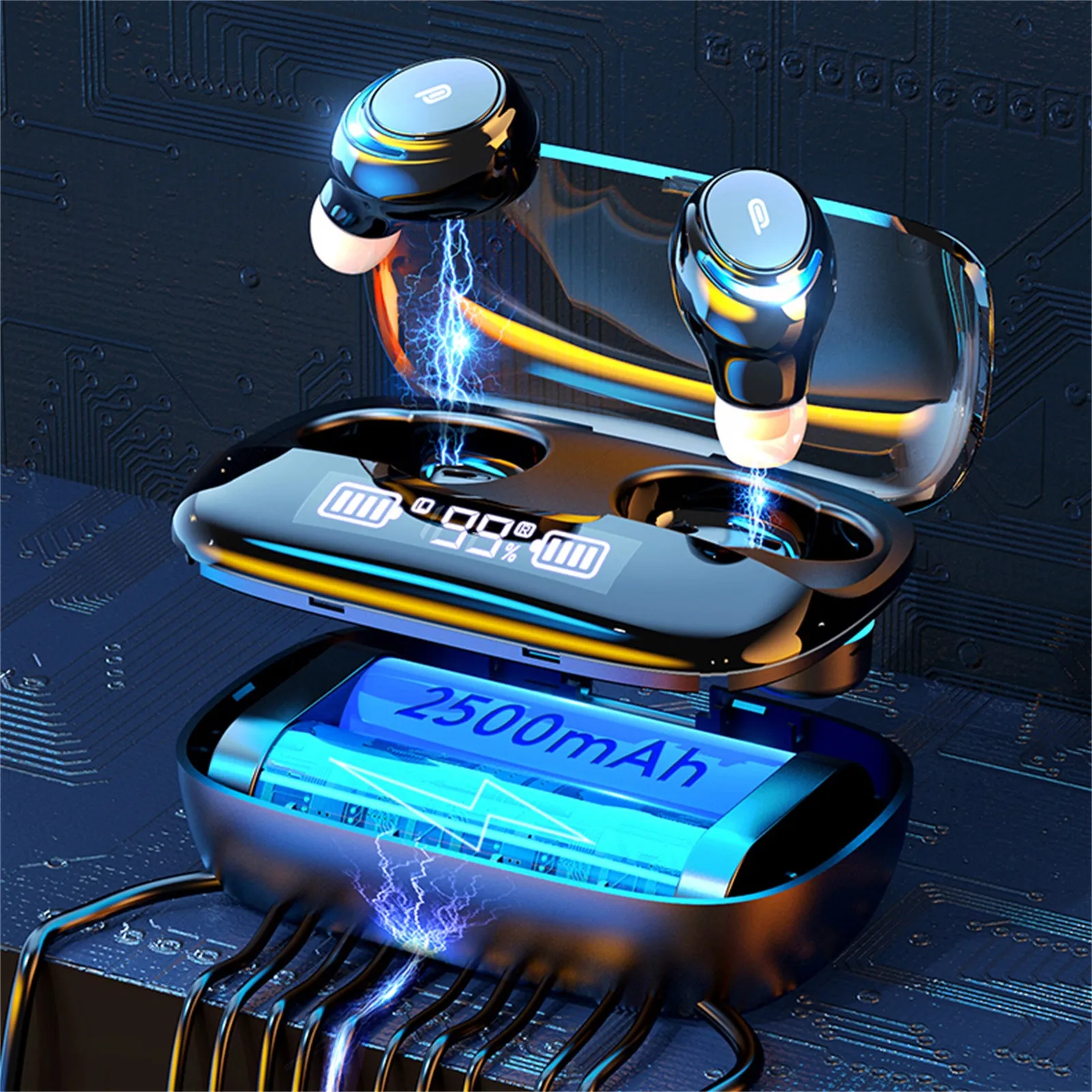 M-u8 беспроводные наушники Tws Bluetooth спортивные водонепроницаемые мини-наушники Hifi