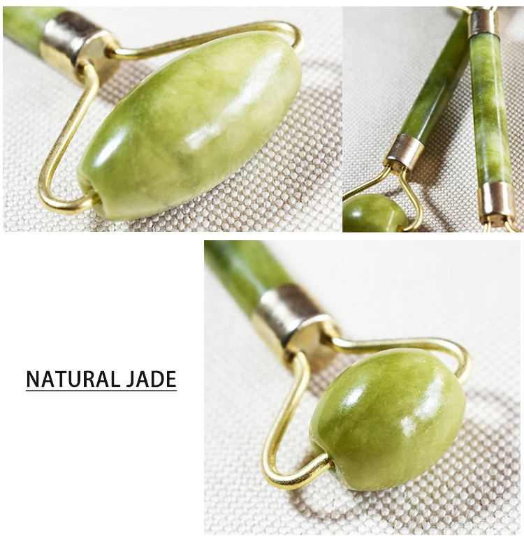 Натуральный нефритовый массажный ролик для Массажа Гуаша скребок спа-салона