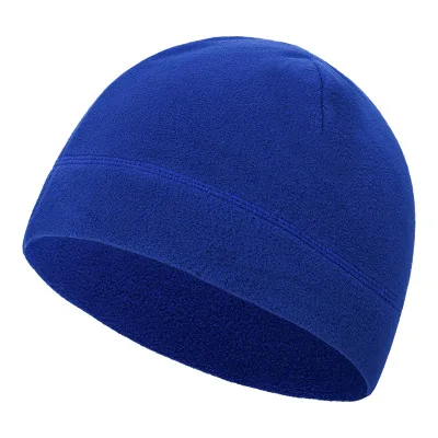 royal blue Зимняя Мужская Флисовая теплая шапка для велоспорта, рыбалки, головные уборы, военные тактические спортивные шапки, камуфляжные уличные шапки, горные женские шапки - Цвет: royal blue