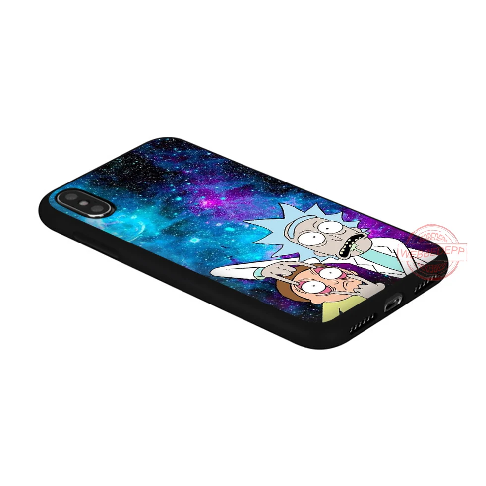 WEBBEDEPP Ricky Morty Art Мягкий ТПУ силиконовый чехол для iPhone 11 Pro Max 5 5S SE 6 6S 7 8 Plus X XS |