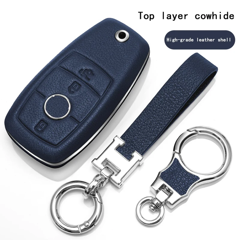 

Чехол из натуральной кожи для Mercedes benz W177 W205 W213 W222 2018 A C S GLS Class E, 1 шт.