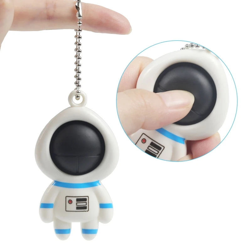 Anxiety Toy Fidget Astronaut Pendant Novelty Gift with Press Bubble Stress Reduce for ADD OCD Women Girlfriend | Игрушки и хобби