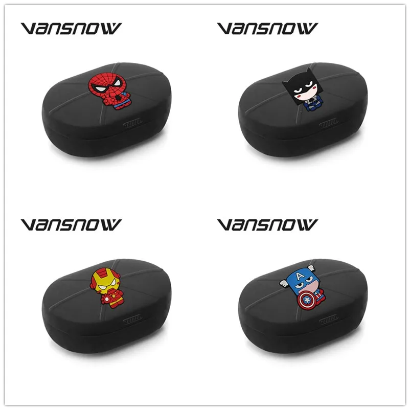 Защитный чехол с рисунком героя, чехол для наушников для Redmi Airdots, чехол Global TWS, версия для Xiaomi, аксессуары, чехол для зарядки