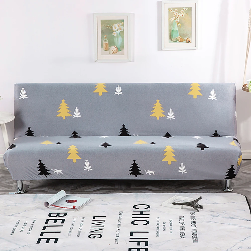 Thumbedding Forest Elk Sofa Bed Cover Runner Pine Artistic Comfortable Durable Stretch Tight Grey Without Armrest | Дом и сад