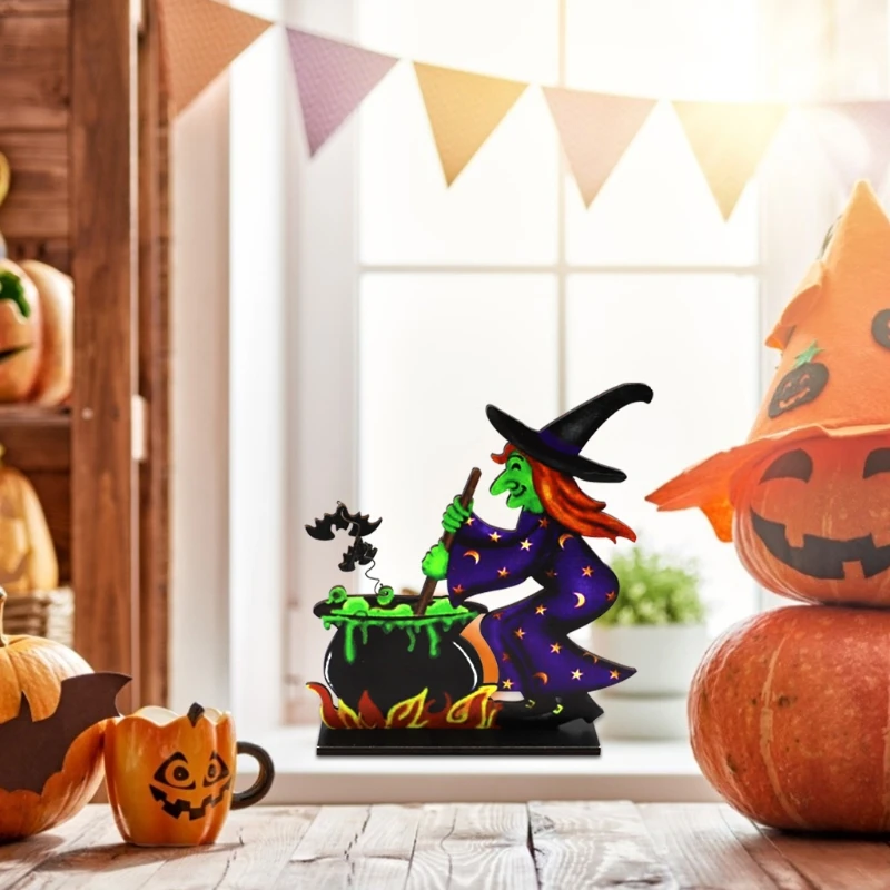 Настенный деревянный подвесной знак на Хэллоуин двор с привидениями украшение